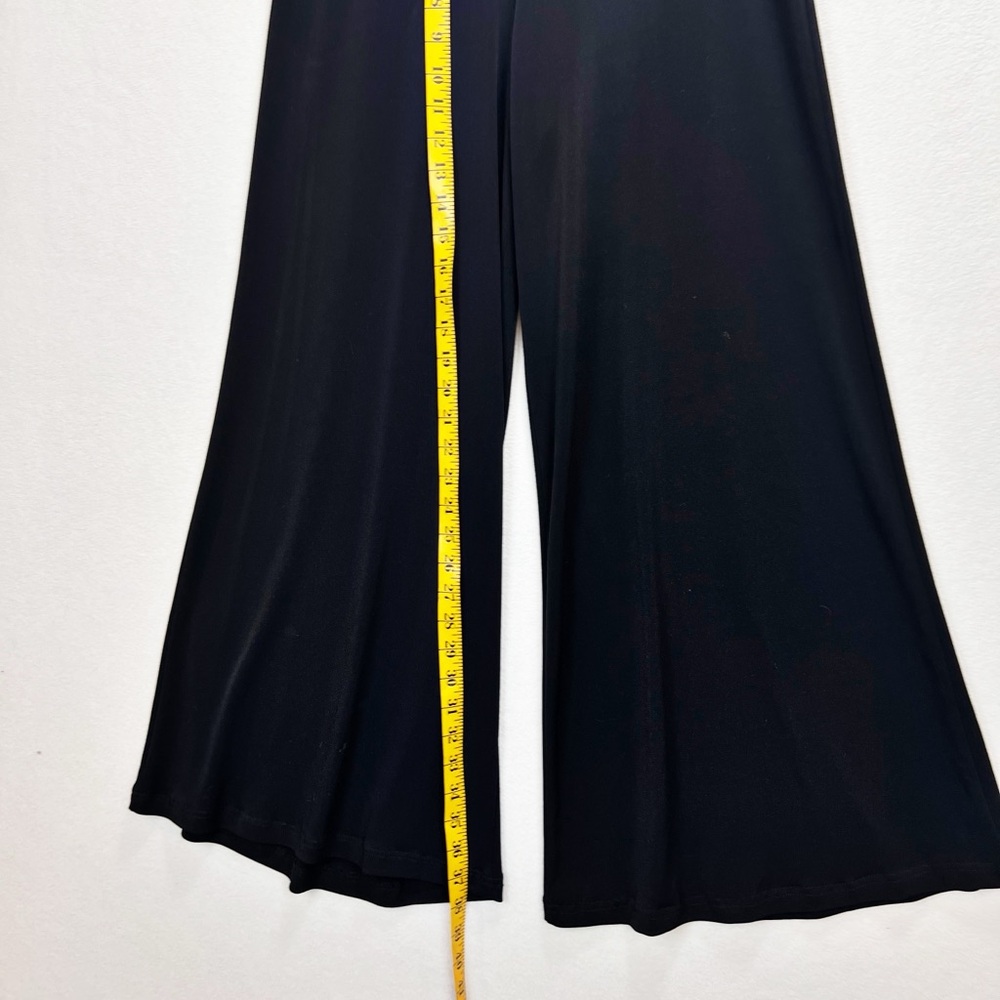 Clara Sunwoo Signature Palazzo Pant Size M Black Flowy Stretch - Picture 4 of 7